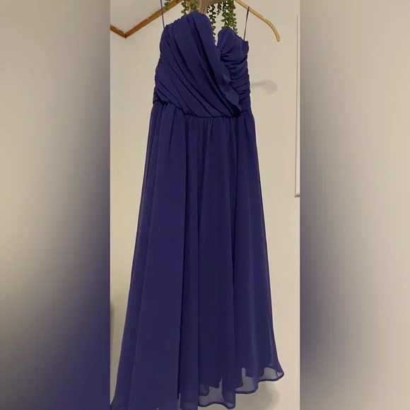 ASOS | Dresses | Asos Purple Strapless Party Or Wedding Guest Dress Us Size  6 Eu 38 | Poshmark